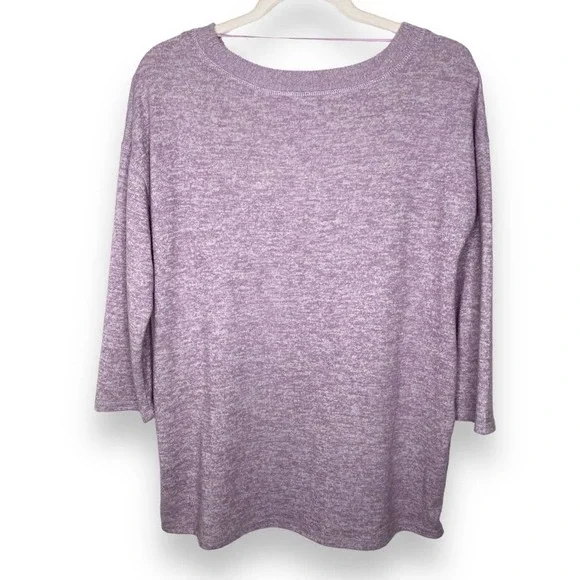 Cable & Gauge Lavender Purple Lightweight Sweater Shirt Size Small - Picture 6 of 6